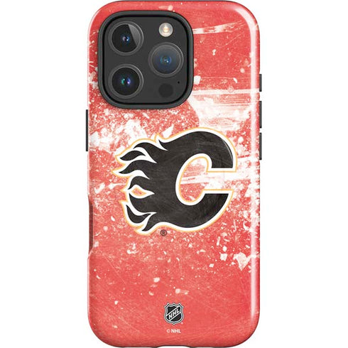 NHL Calgary Flames Frozen iPhone 16 Pro Magsafe Impact Case